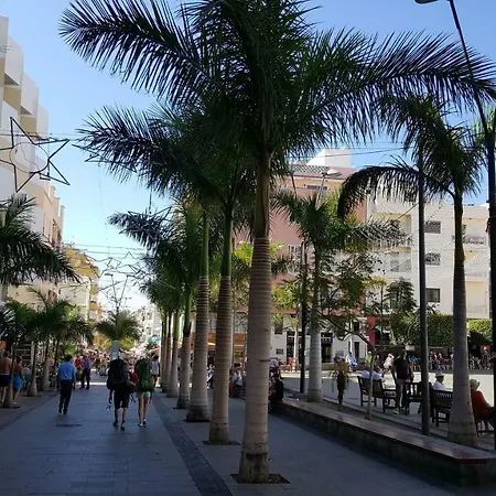 Central Close To Iglesia, Only 280 Meters To The Las Vistas Beach, Balcony, Wifi Arona (Tenerife)